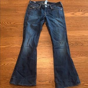 True Religion Carrie size 28 flare leg jeans